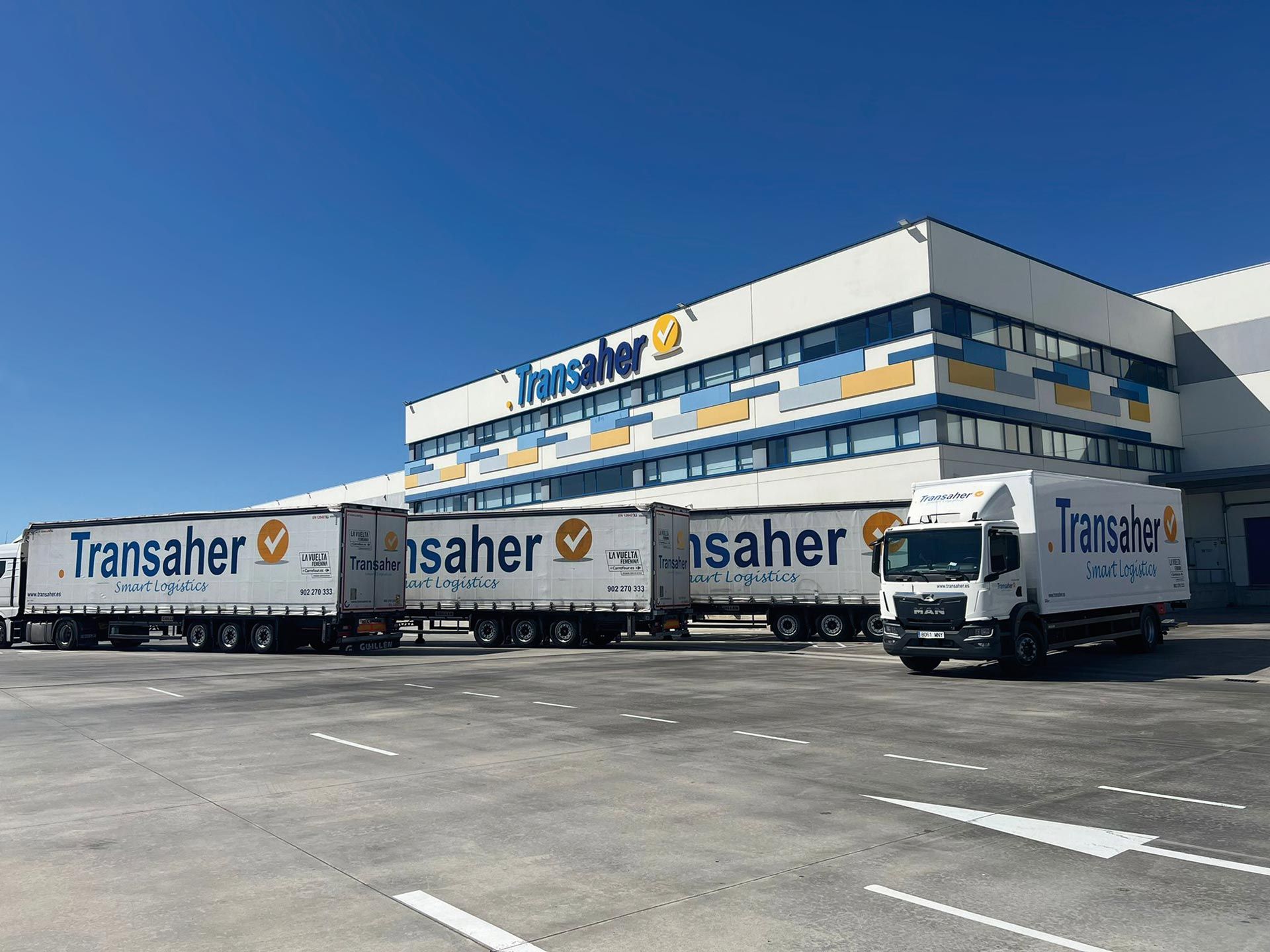 Transaher cuenta con una red integrada por 46 plataformas en España y Portugal.
