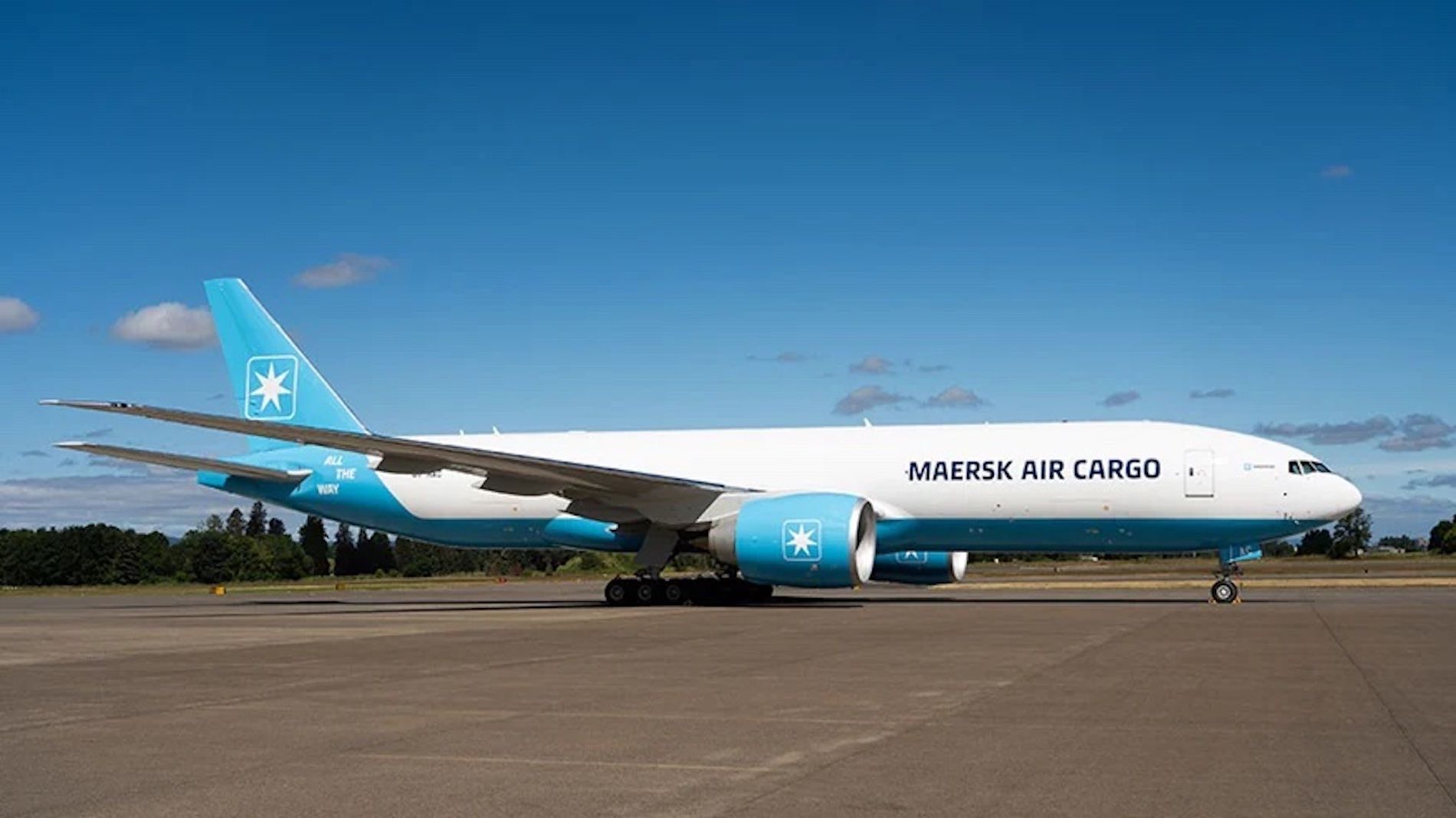 Los Boeing 777F tienen una autonomía de 9.200 kilómetros y pueden transportar 102 toneladas de carga