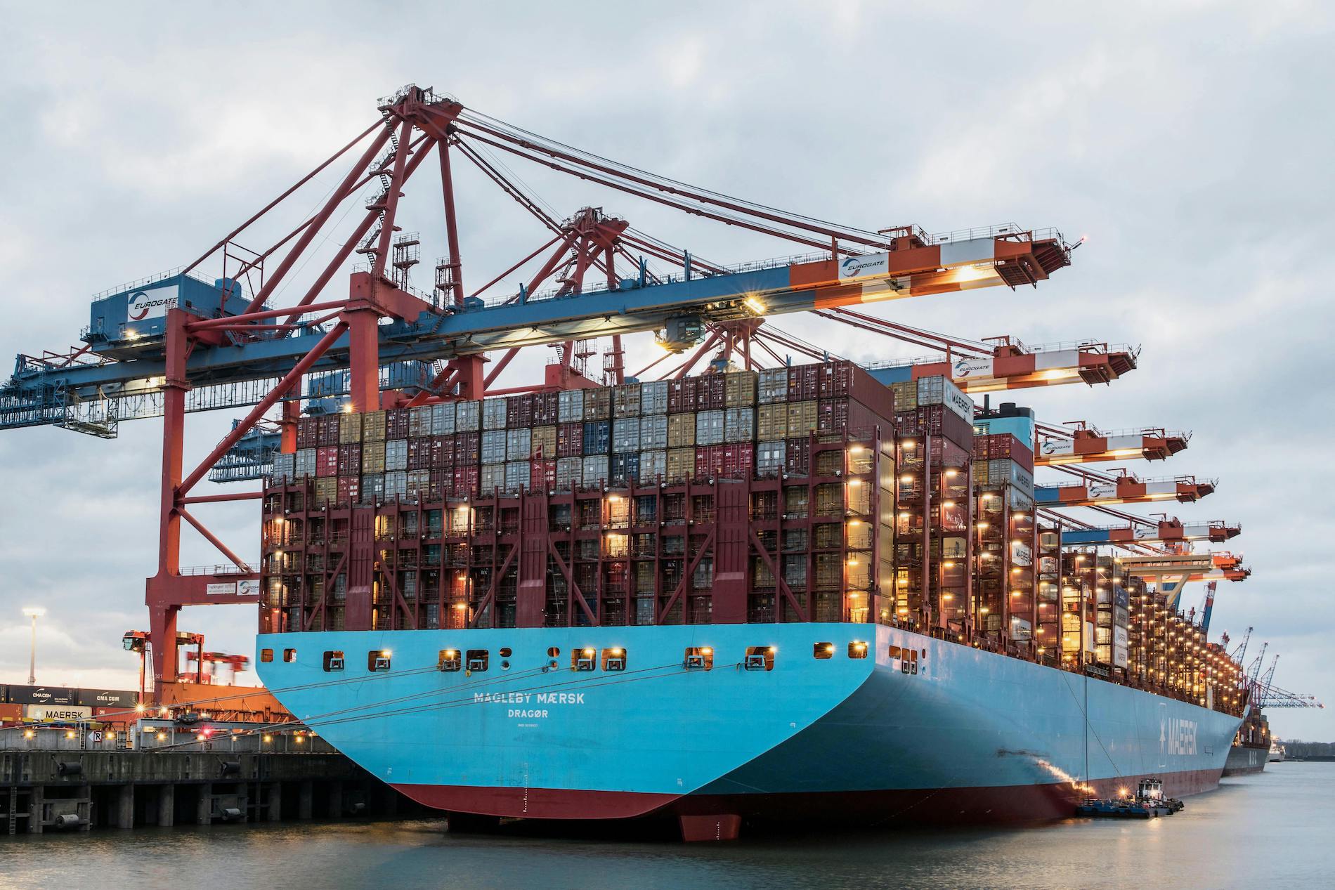 puertos smart ports buque Maersk