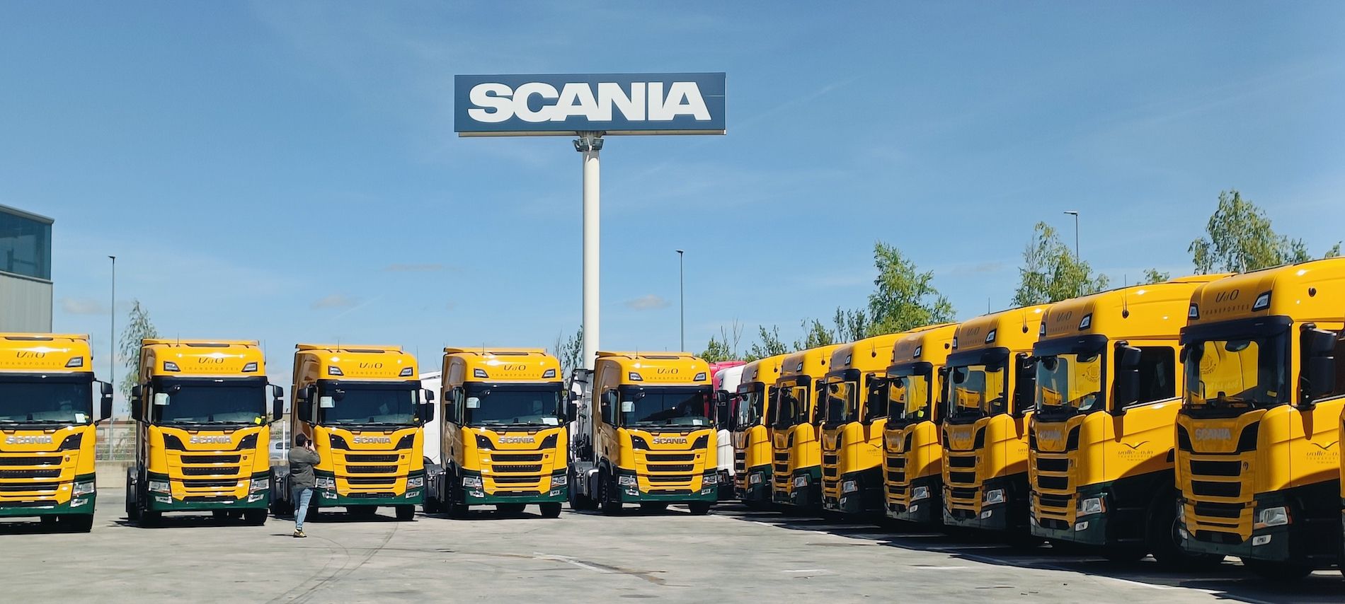 Transportes Valle del Oja tractoras de Scania