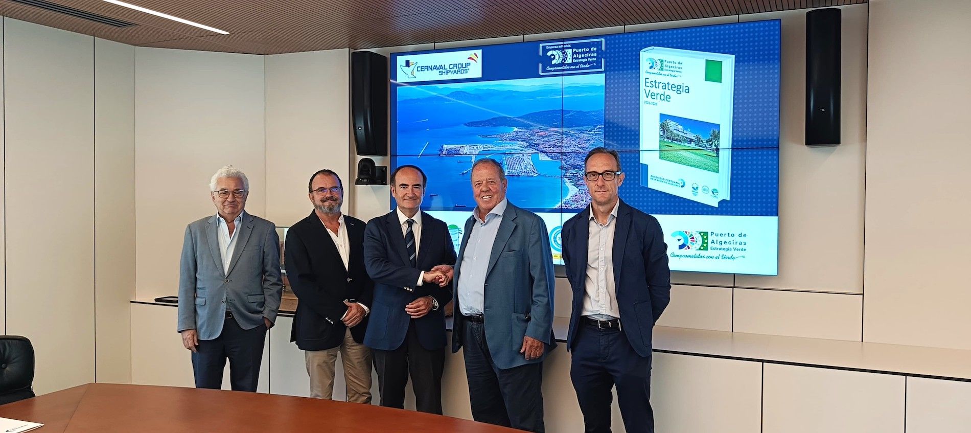 firma acuerdo Cernaval estrategia verde del puerto de Algeciras