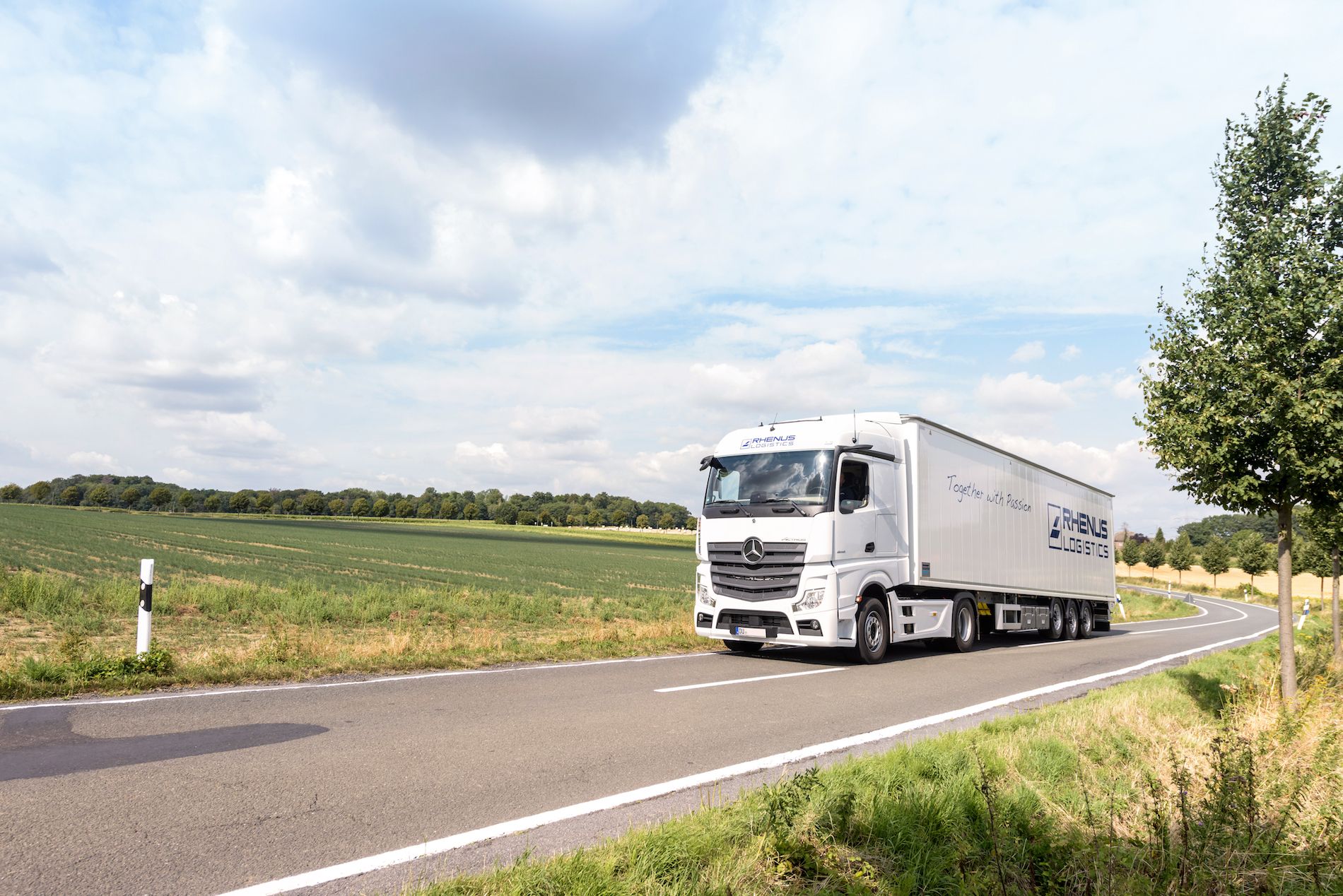 Flota Rhenus camion cómo se exporta