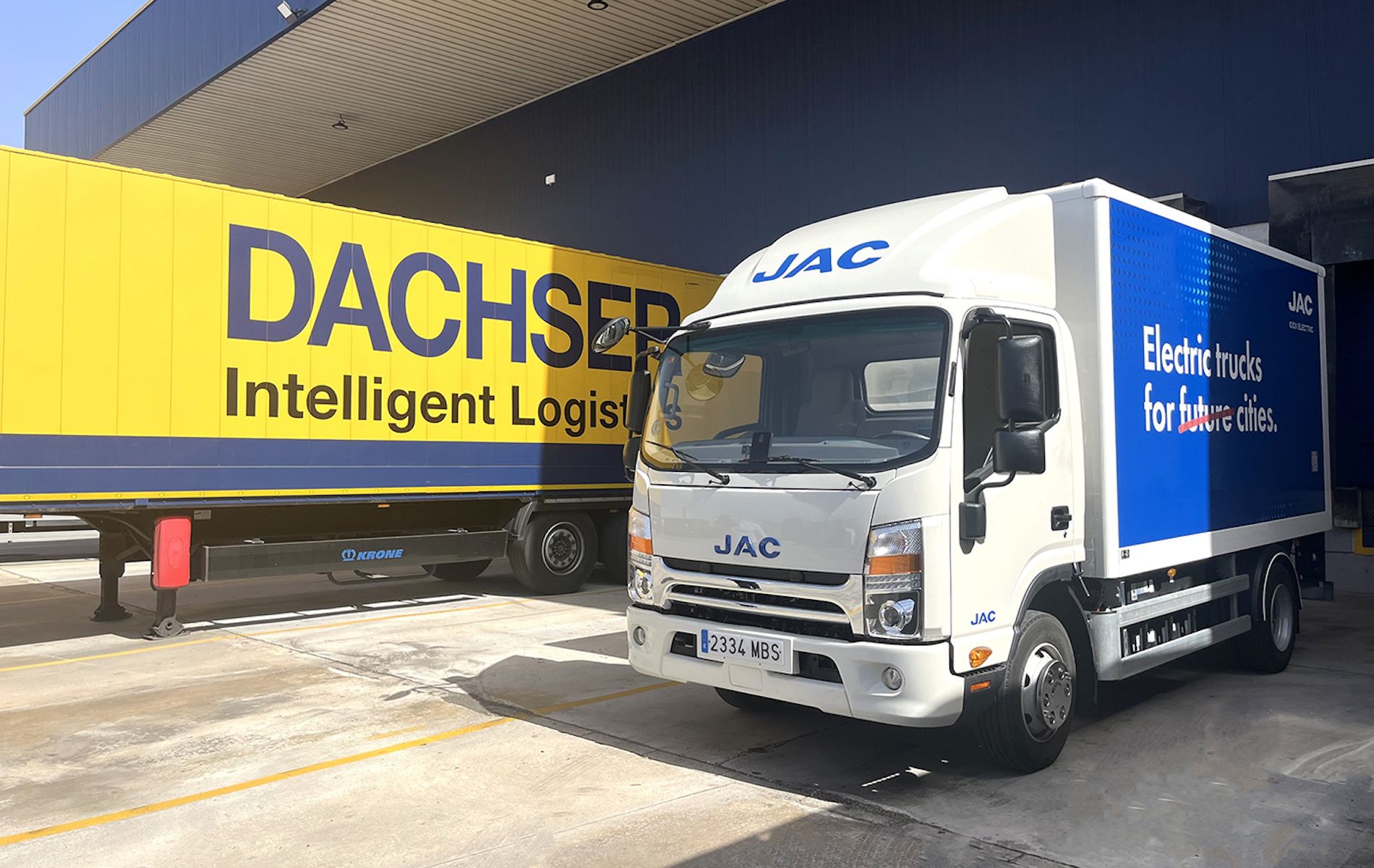 camion electrico JAC Dachser