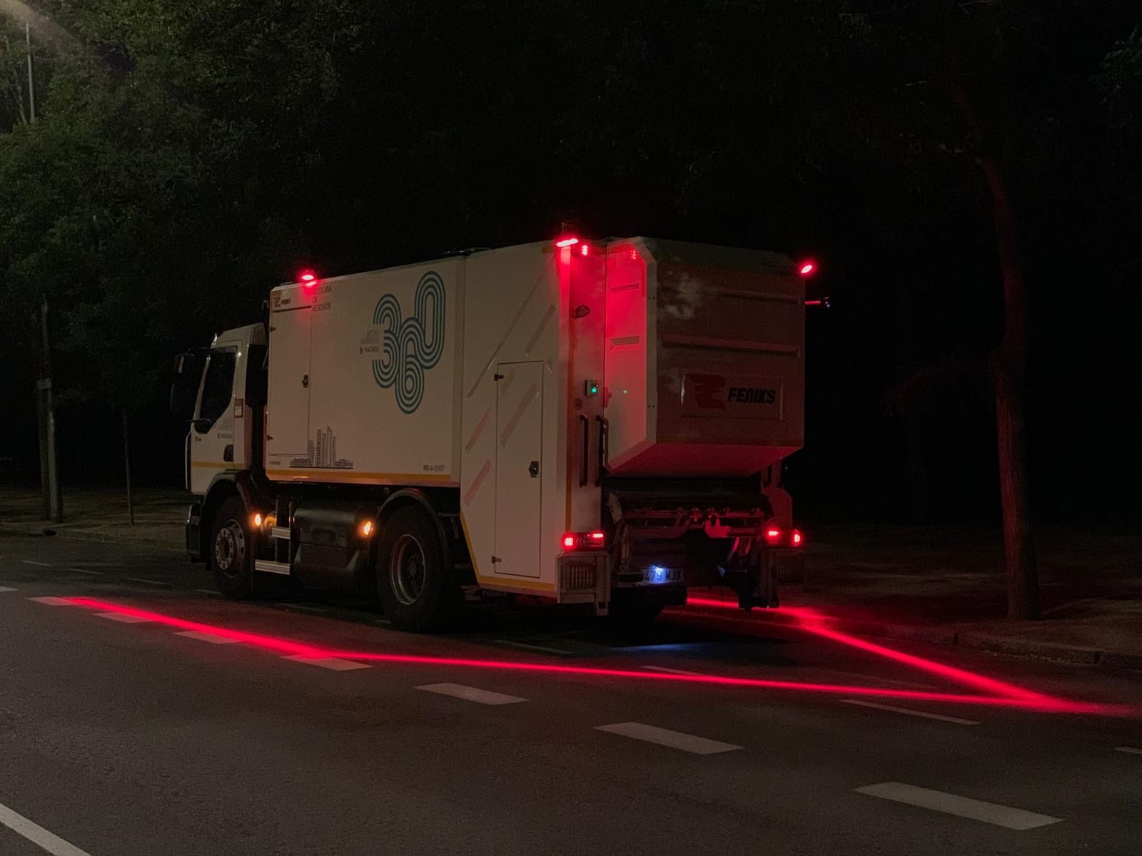 Camion limpieza Ayuntamiento Madrid