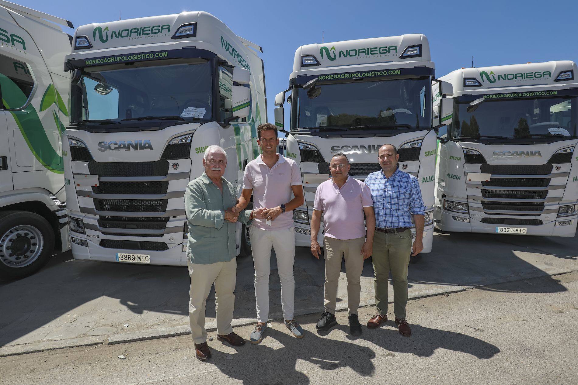 Entrega camiones Scania Noriega