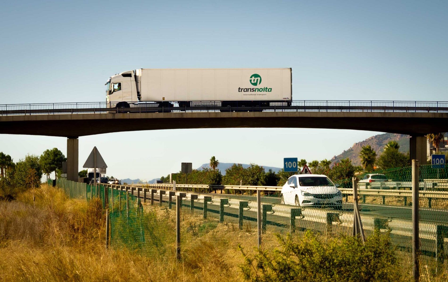 camion transnoita paso elevado