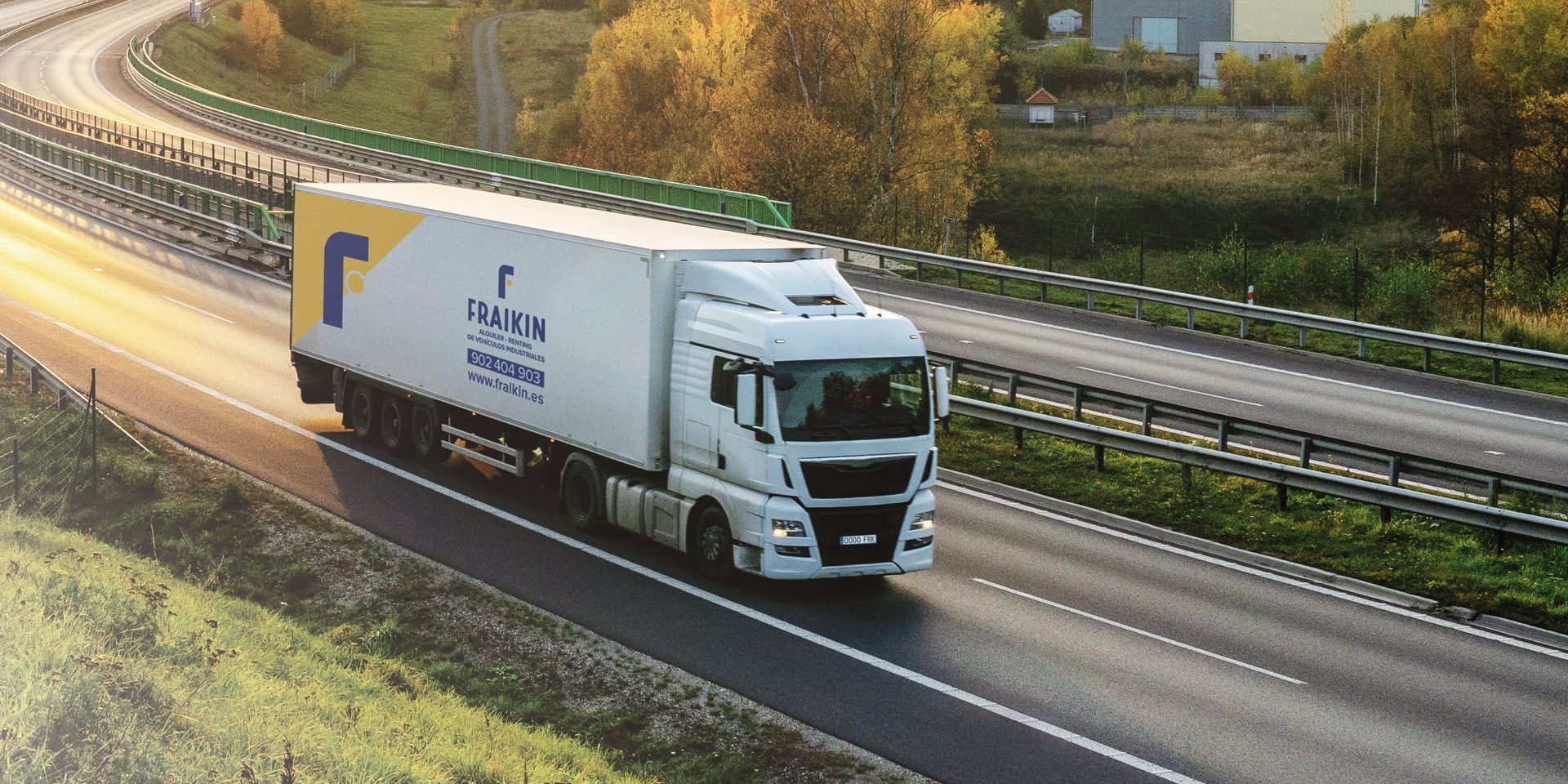 Fraikin camion MAN en carretera2