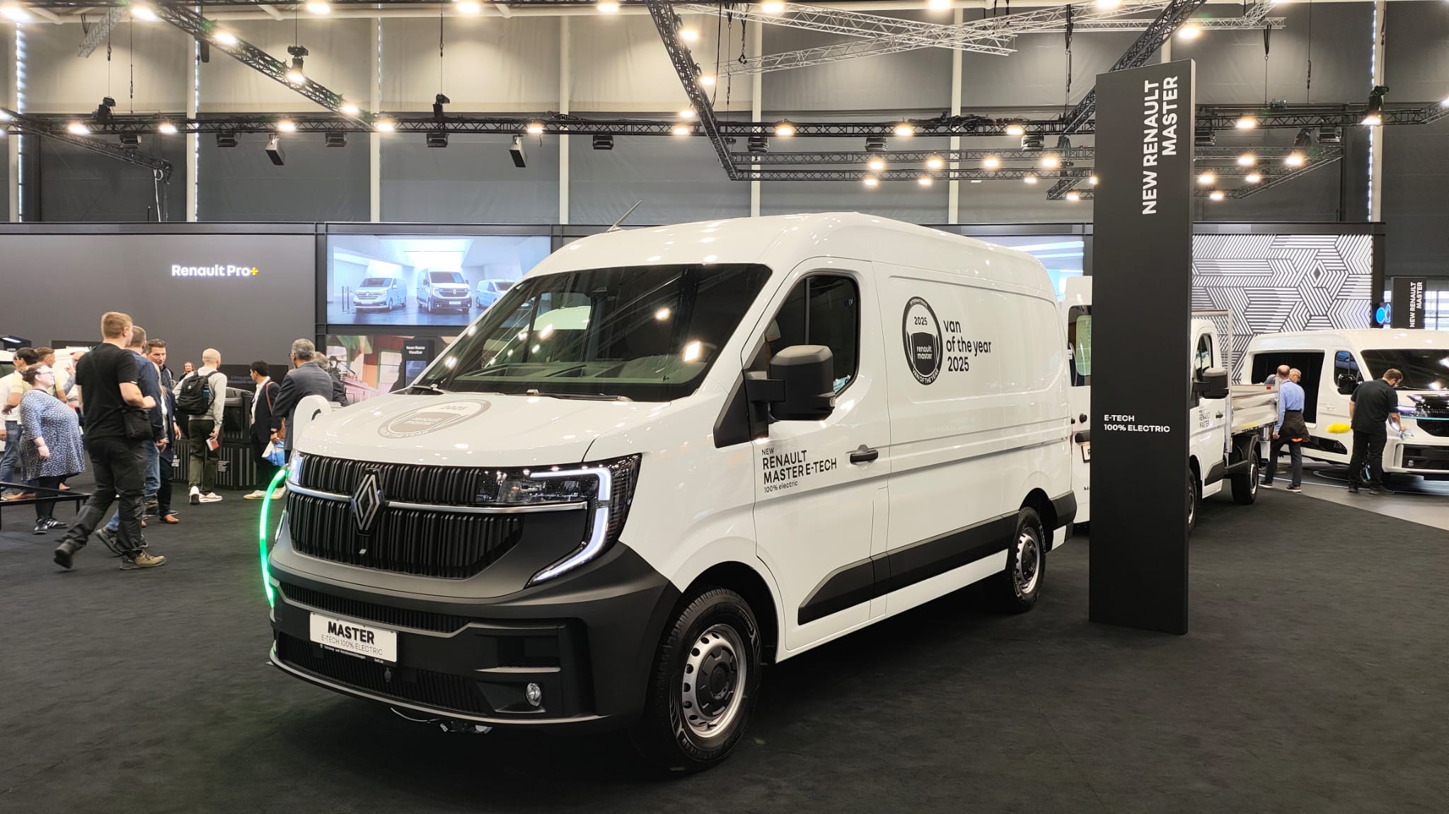 La Renault Master se presentó en la feria Solutrans 2023.