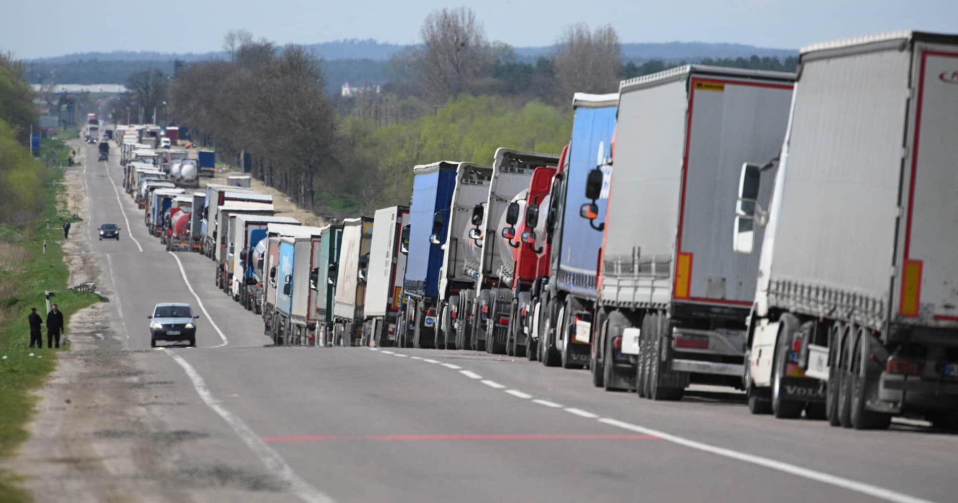 carretera camiones ucrania