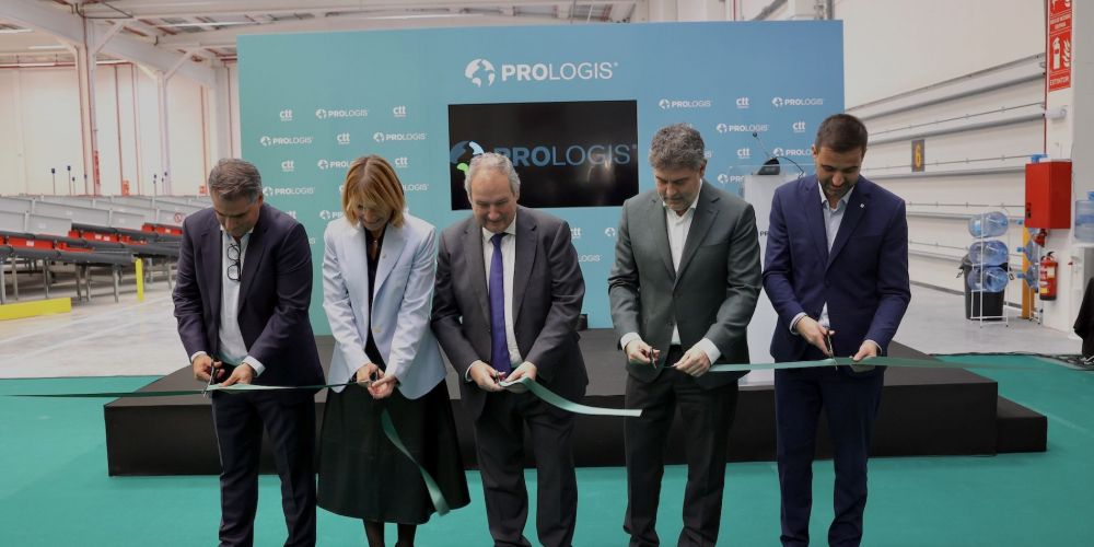 Inauguración de Sant Boi DC7 de Prologis que cuenta con CTT Express como inquilino.