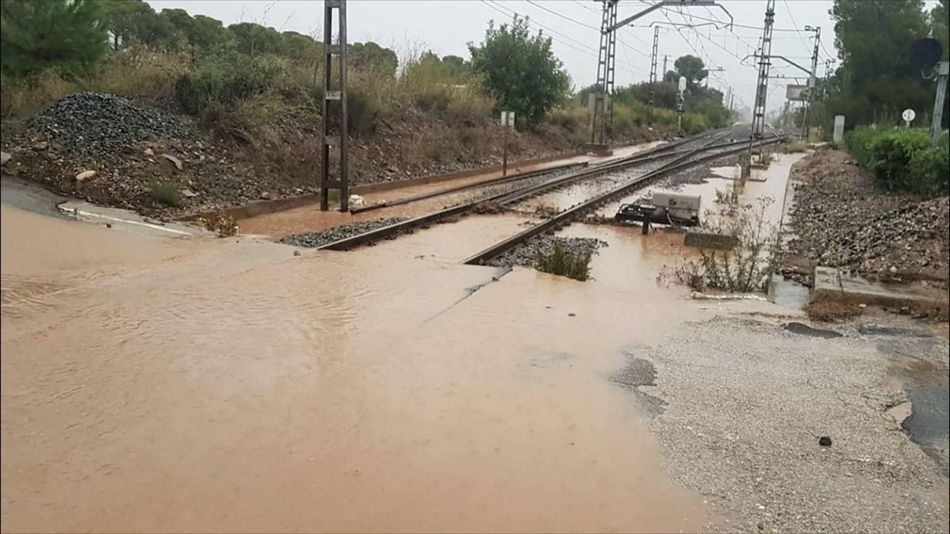 consecuencias en el ferrocarril por la dana de Valencia