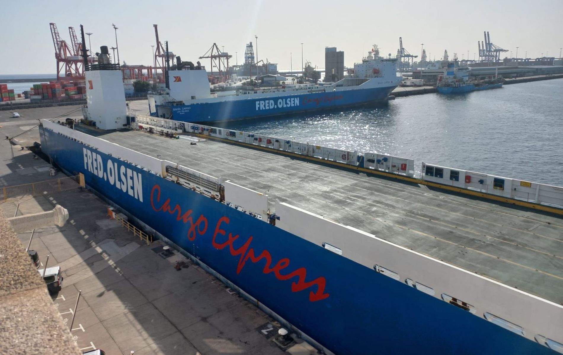 buques ro ro Bentayga y Bahía Cargo Fred Olsen