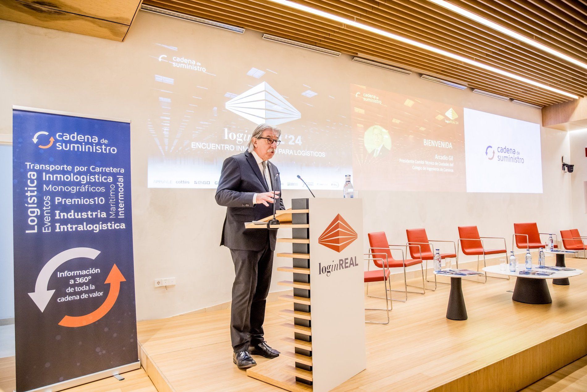 Arcadio Gil, presidente del Comité Técnico de Ciudades del Colegio de Ingenieros de Caminos, Canales y Puertos de Madrid.