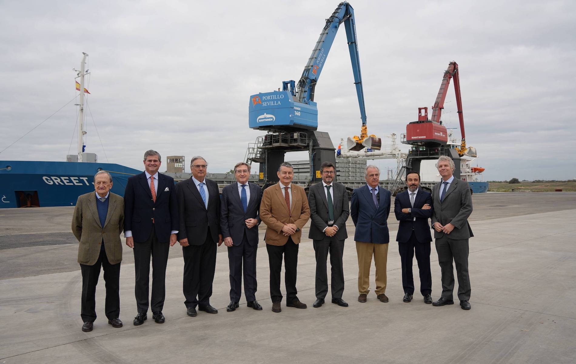 inauguracion terminal Aldeport puerto Sevilla