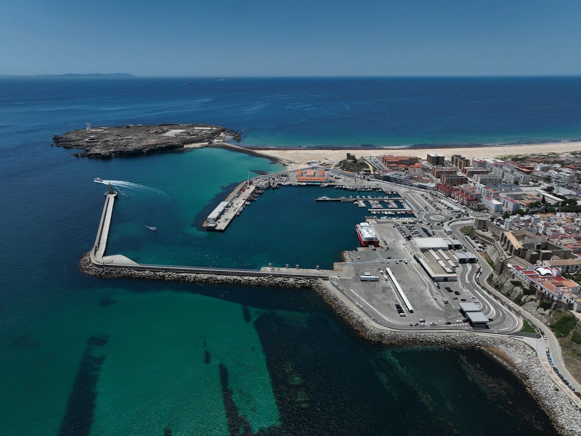 Puerto de Tarifa aerea