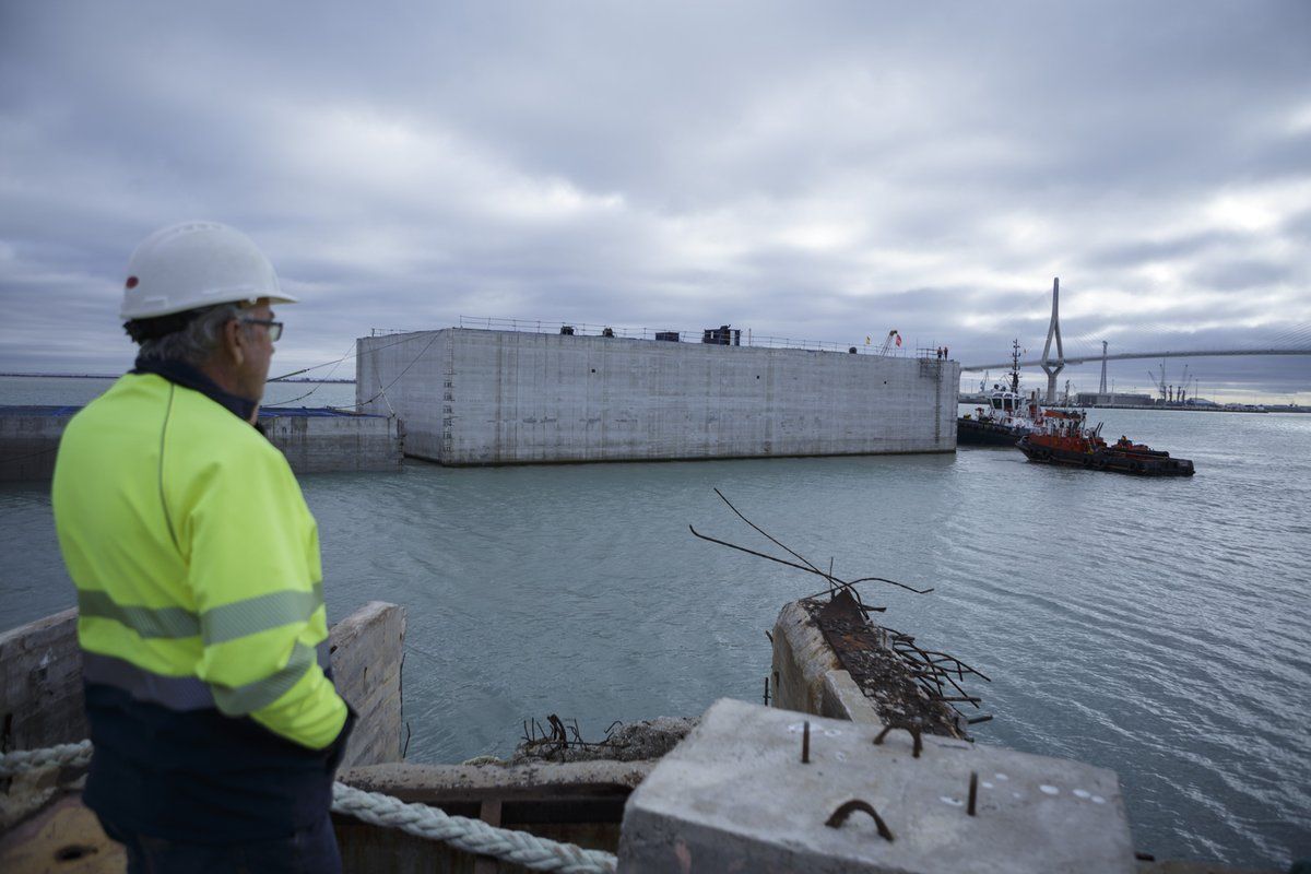 segunda fase de la Nueva Terminal de Contenedores puerto Cadiz