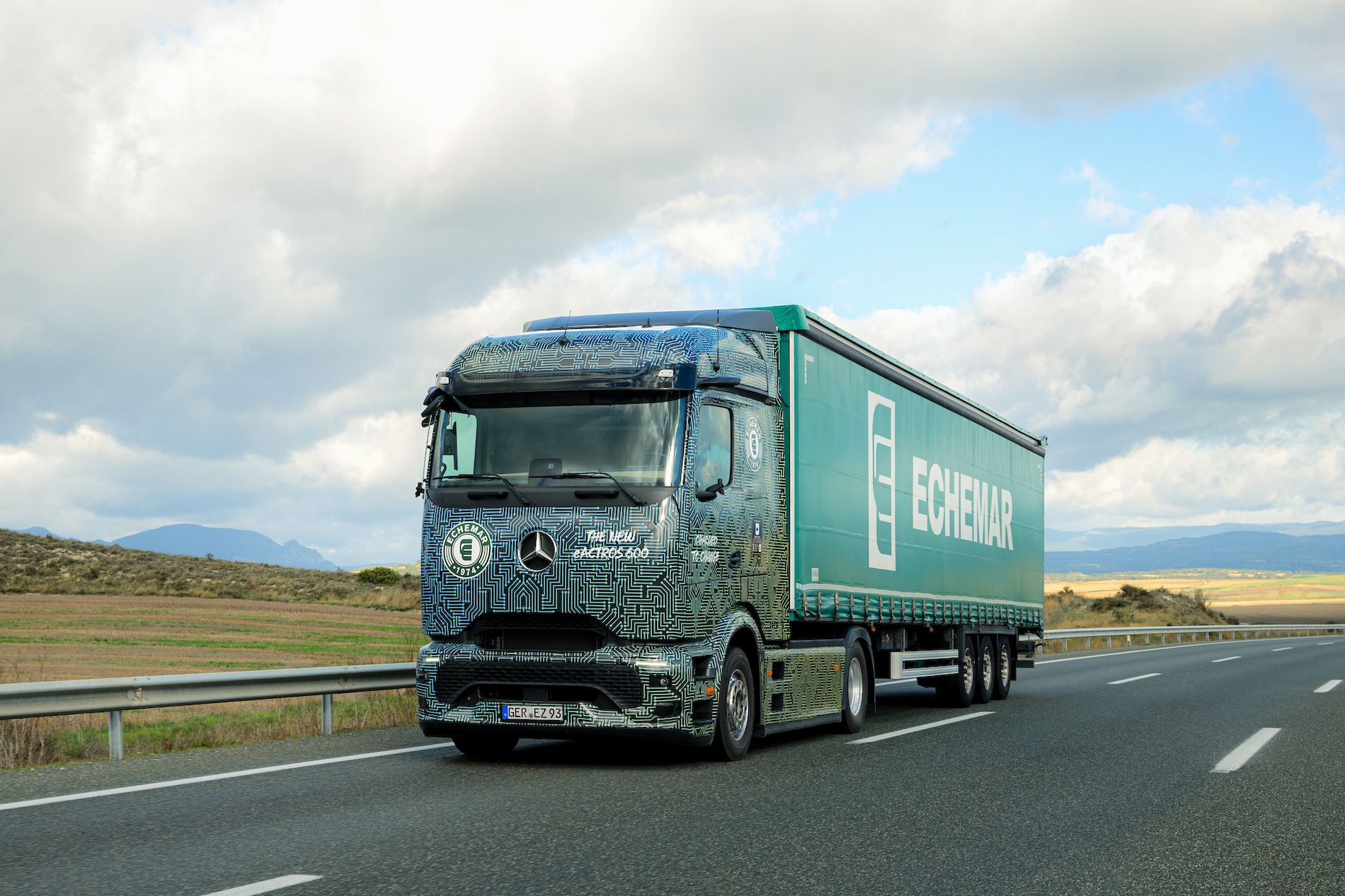 eActros600 prueba transportes Echemar