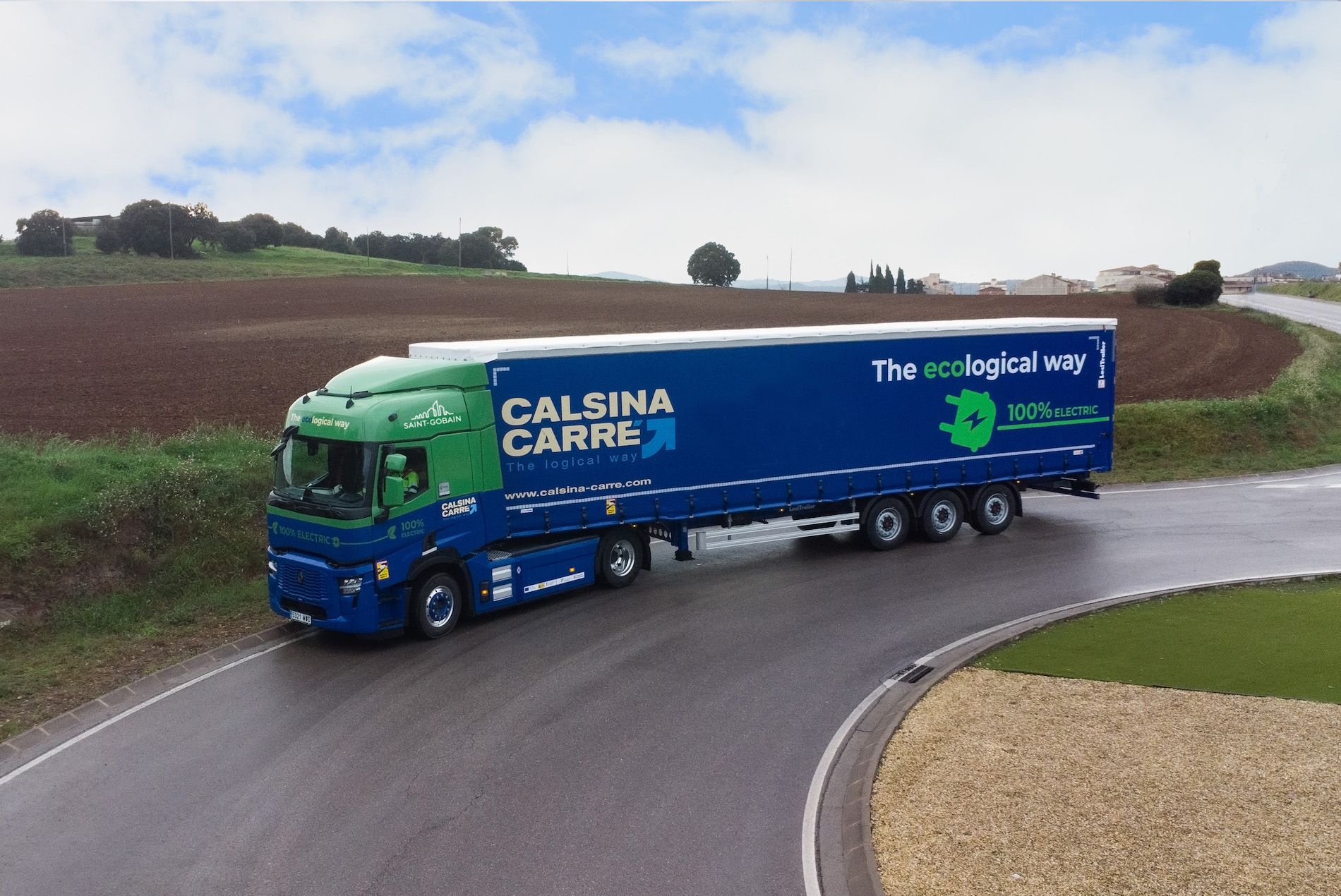 Calsina Carre Camion Renault Trucks Saint Gobain