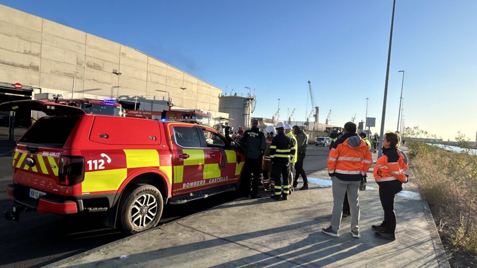 incendio portsur puerto castellon