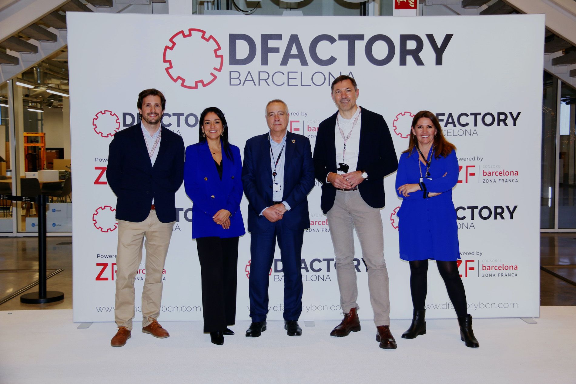 Víctor García, Paulina Juárez, Pere Navarro, Andreas Krinninger y Blanca Sorigué.